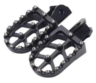 Wide CNC Alloy Foot Pegs for Surron / Talaria / Segway / E-Moto (Colour Options)